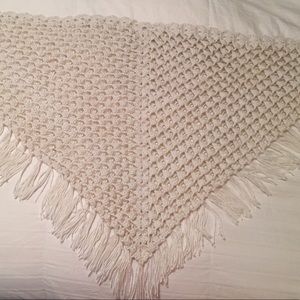 Gorgeous Hand Crocheted Duster with Fringe